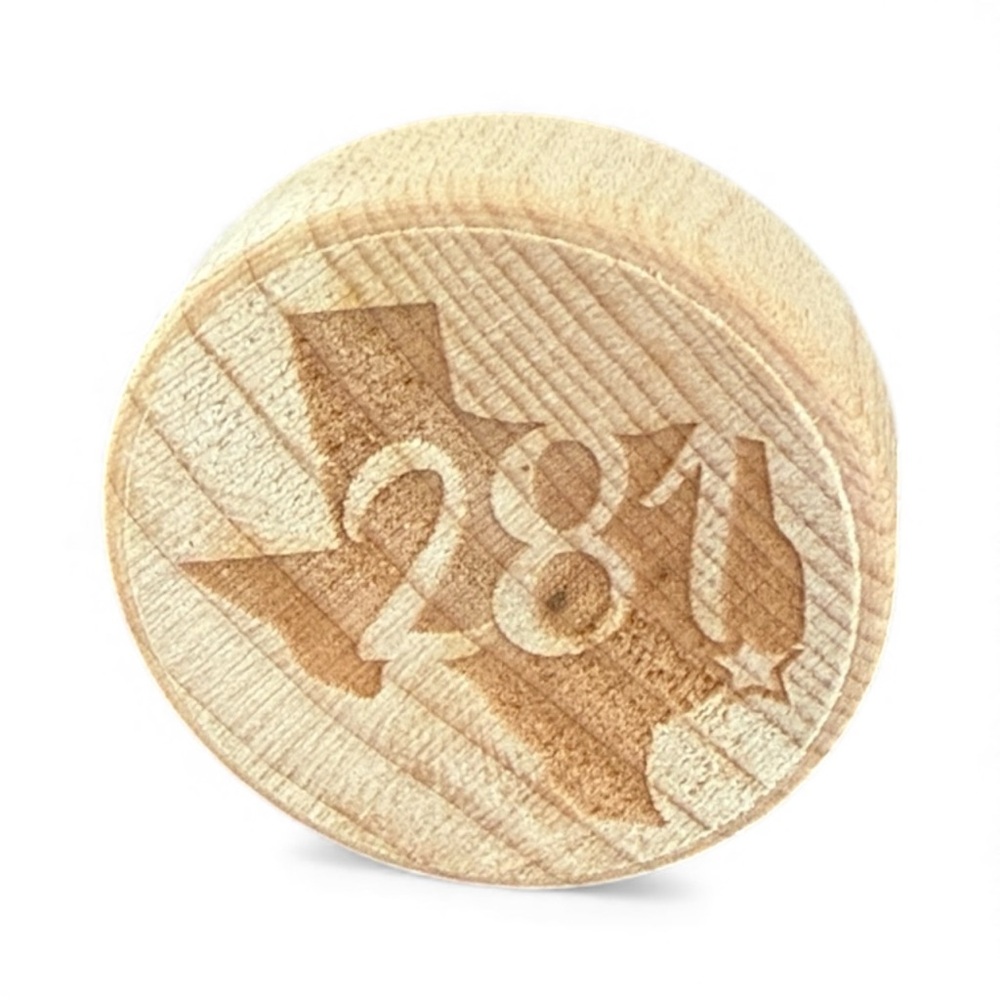 Laser Engraved Texas 281 Area Code Bottle Stopper – NWT